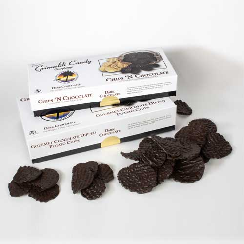 Dark Chocolate “Chips ‘N Chocolate” Chocolate Covered Potato Chips