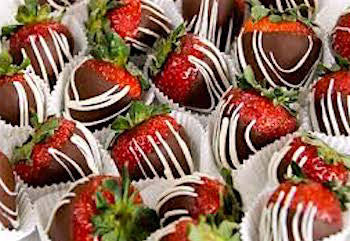 Hand Dipped Chocolate Covered Jumbo Strawberries - 1 Dozen