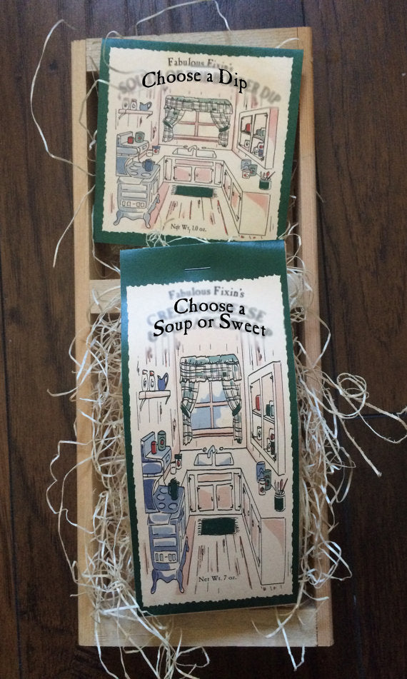 1 Soup or Sweet and Dip - Choose your flavors!!