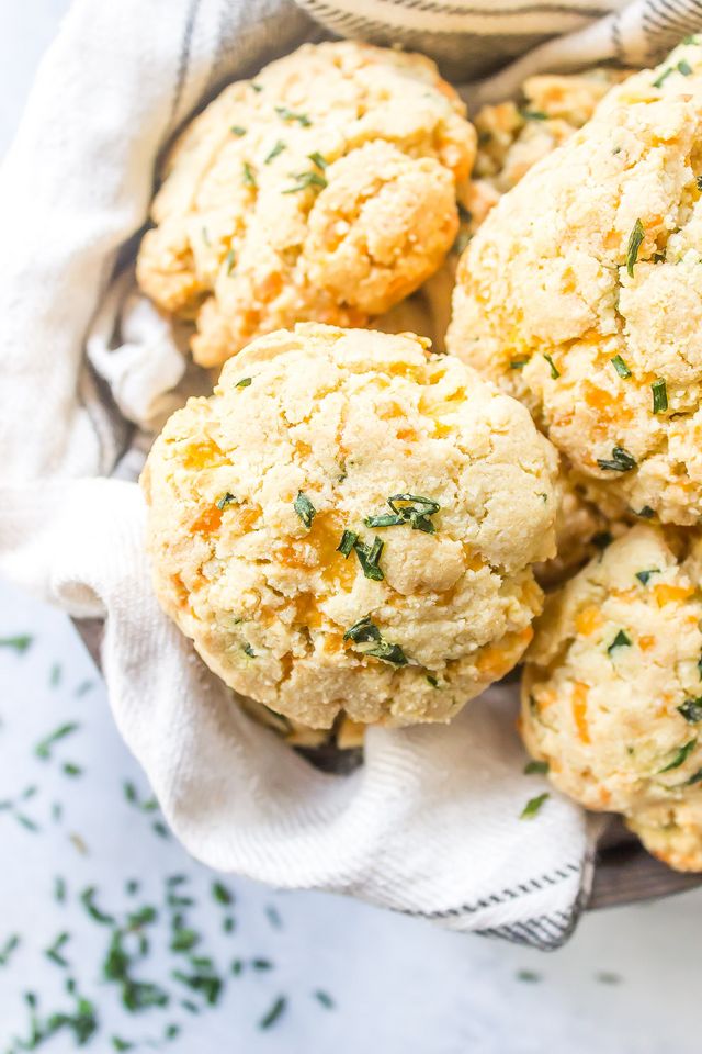Cheddar Chive Biscuits - Gluten Free, 1 dozen