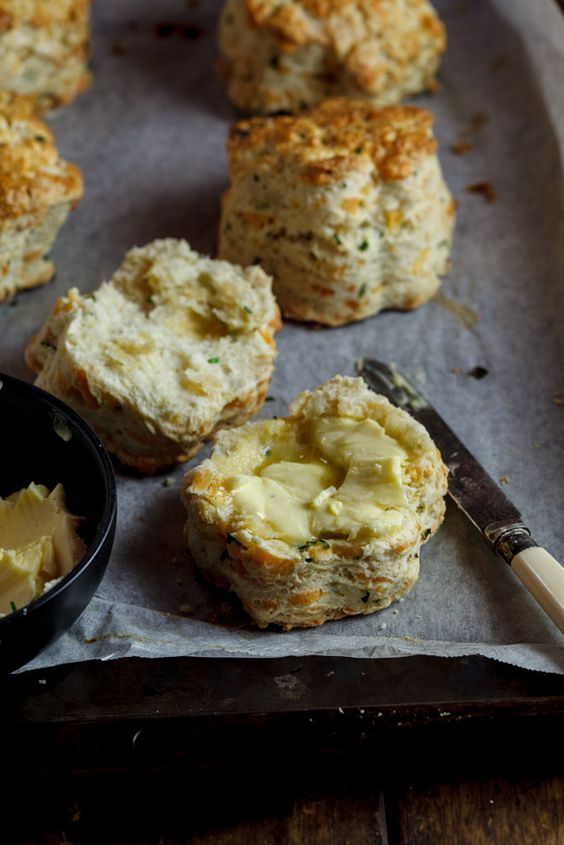 Cheddar & Chive Scones - 1 Dozen
