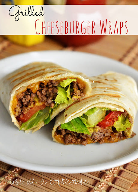 GRILLED CHEESEBURGER WRAPS