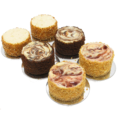 Mini Cheesecake Sampler - Six Included