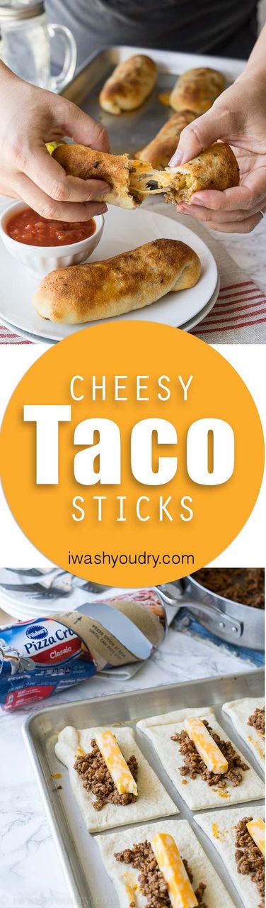 CHEESY TACO STICKS - 1 Dozen