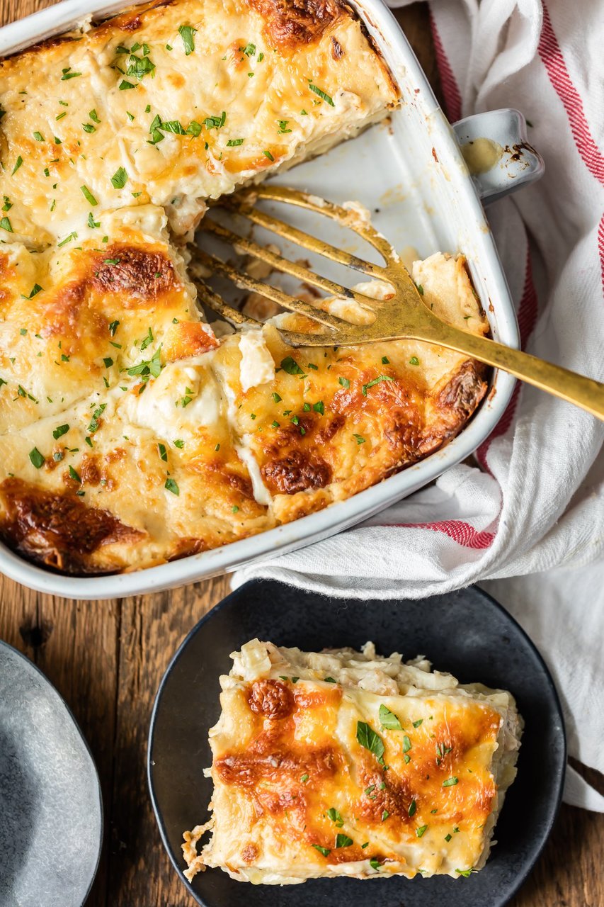 CHEESY SEAFOOD LASAGNA