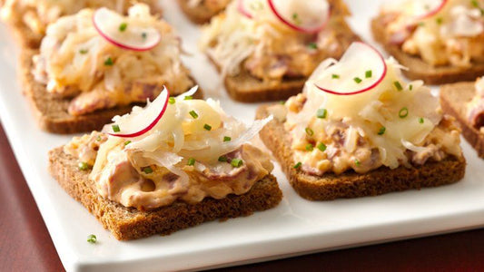 Cheesy Reuben Appetizer