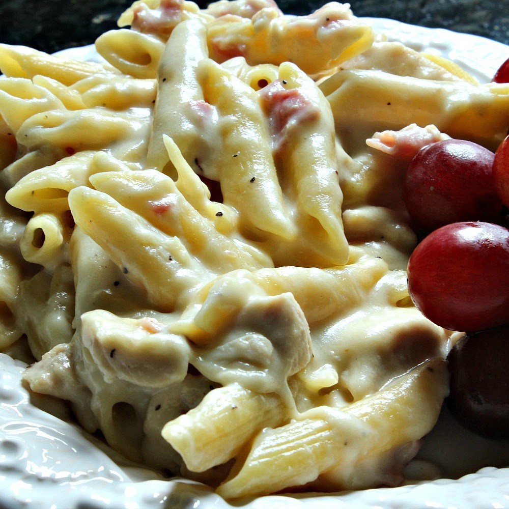 Chicken Cordon Bleu Penne Pasta