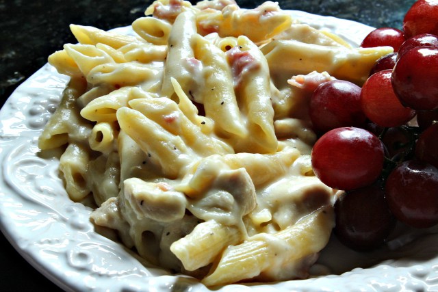 Chicken Cordon Bleu Penne Pasta