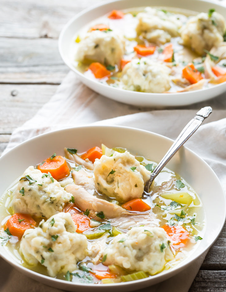 Best Ever Gluten Free Chicken and Dumplings!