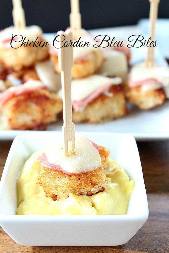 CHICKEN CORDON BLEU BITES