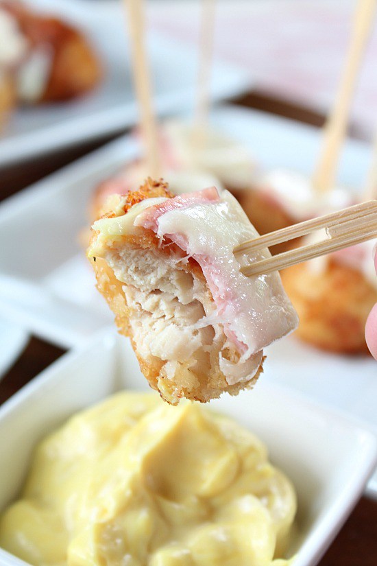CHICKEN CORDON BLEU BITES
