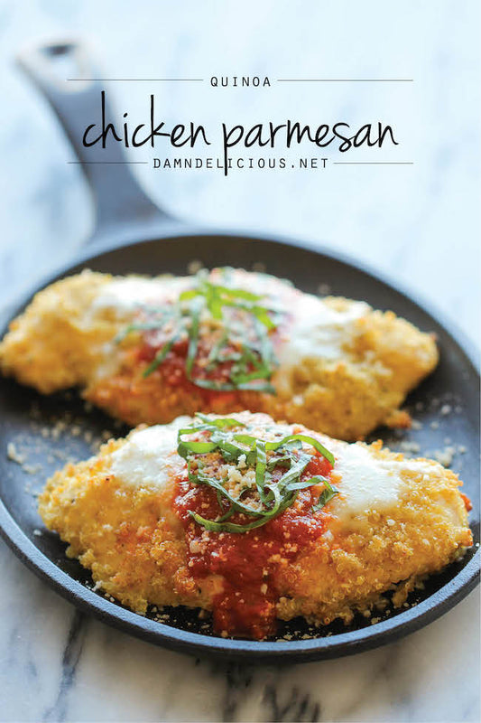 Quinoa Chicken Parmesan
