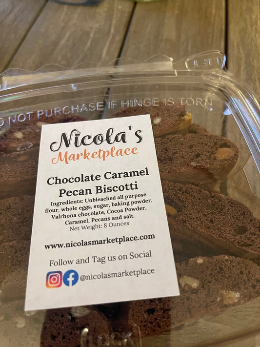 Chocolate Caramel Pecan Biscotti ~ Not Your Average Biscotti Softer Texture