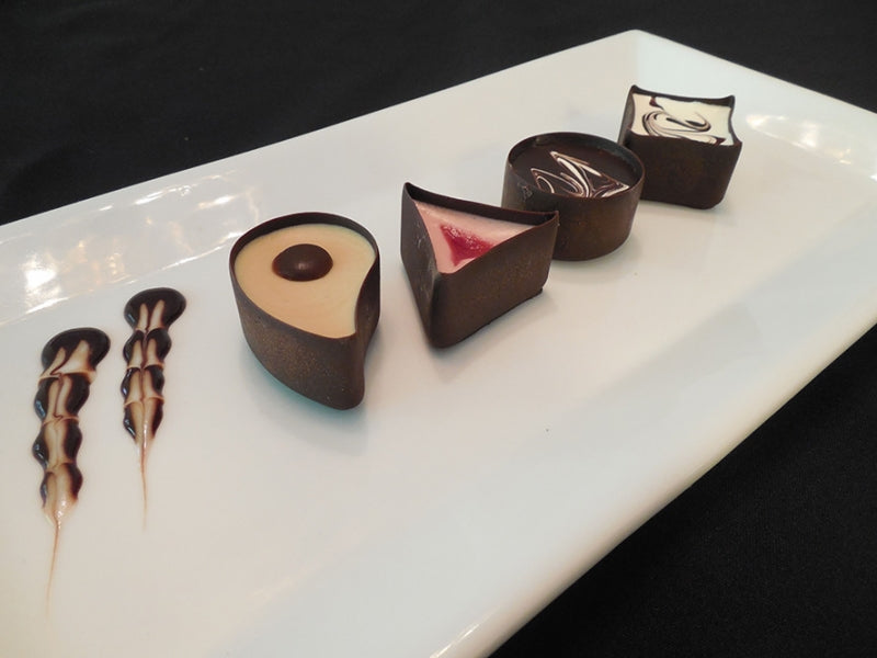 Chocolate Mousse Cup Assortment  - 70 pieces per tray