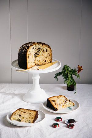 Chocolate Covered Panettone with Pistachio by Falanga