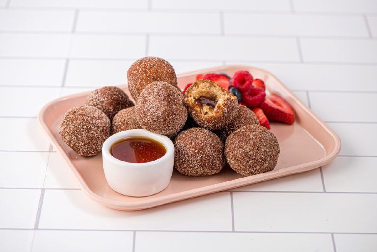 Jumbo French Toast Filled Donut Bites - 220/Case