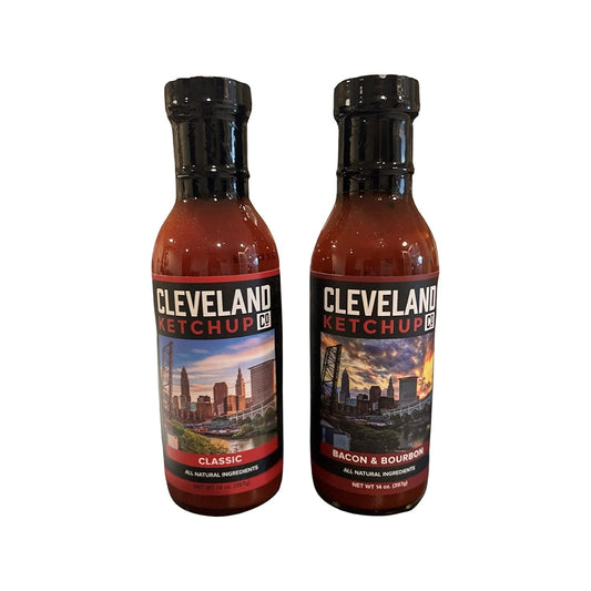 Cleveland Ketchup Variety - Classic & Bacon - 2 Pack