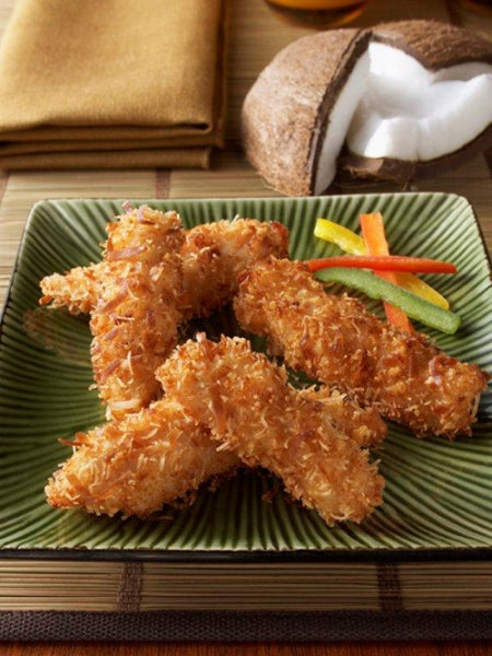 COCONUT CHICKEN TENDERS - 35 pieces per trays
