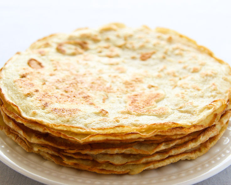 Coconut Flour Crepes (GF) (P) (LC)