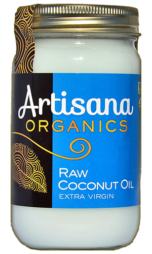 Coconut Oil (14oz)  Raw 100% Organic Cold Pressed Virgin Coconut Oil