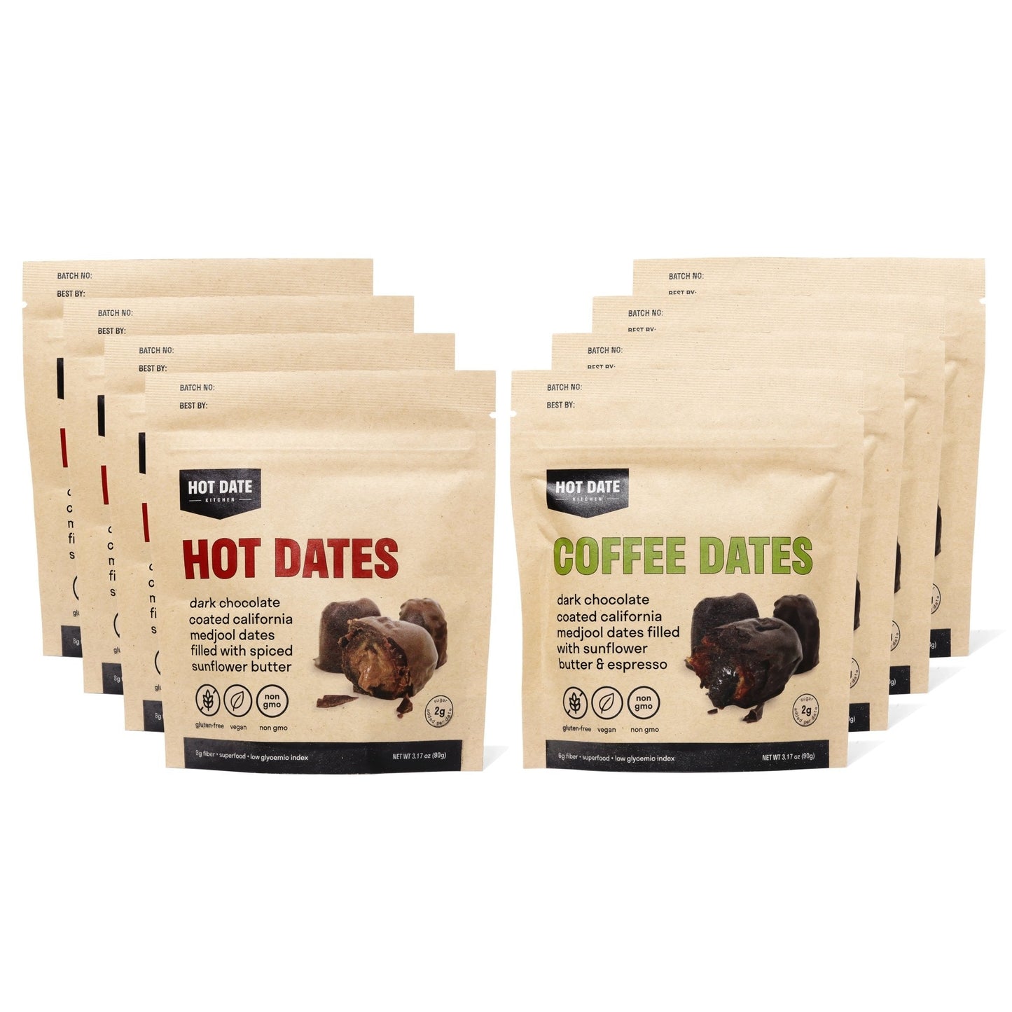 Combo - Eight Pack (3 dates per pouch)