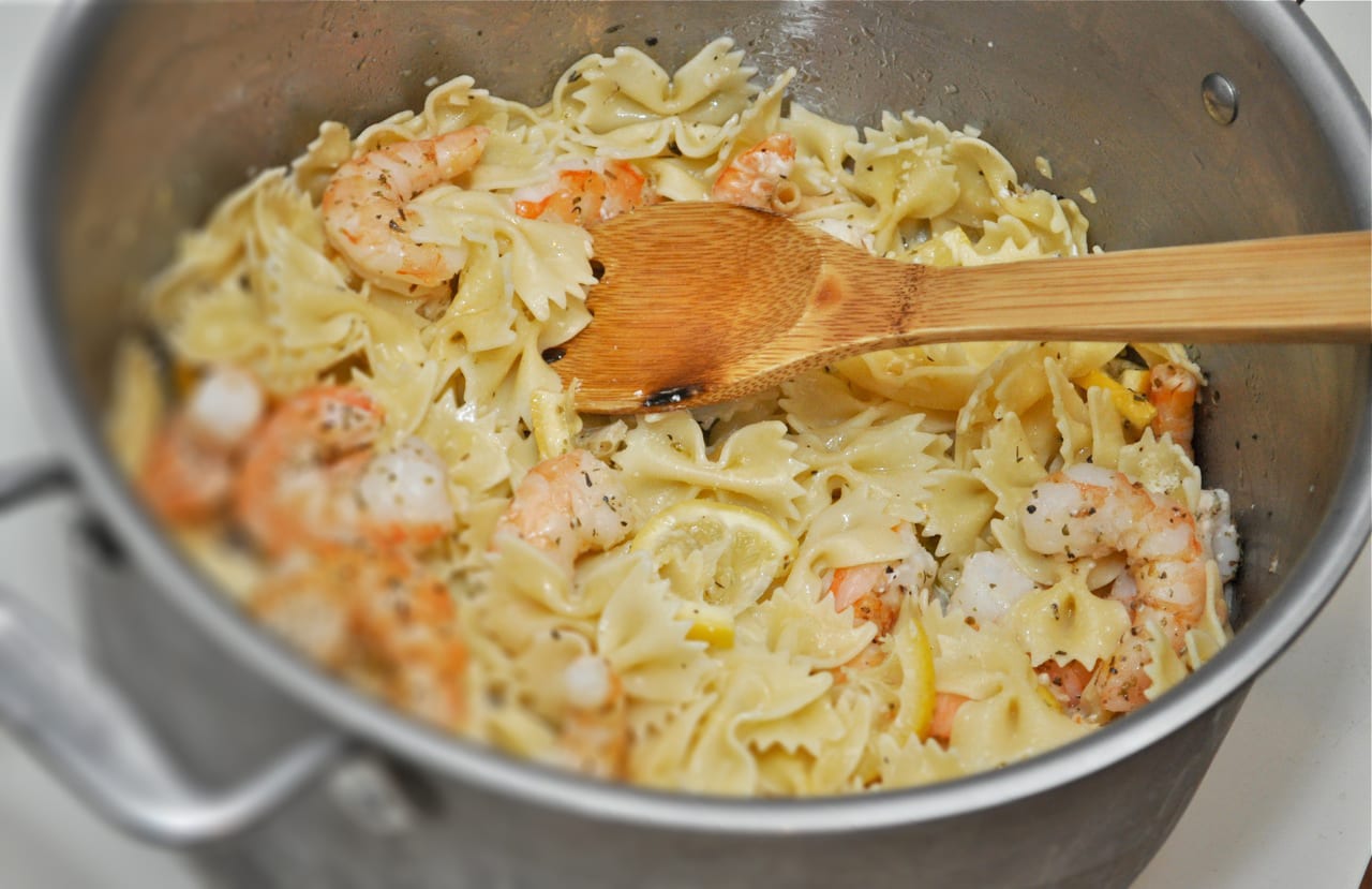 Fresh Coconut Curry Farfalle Bow Tie Pasta