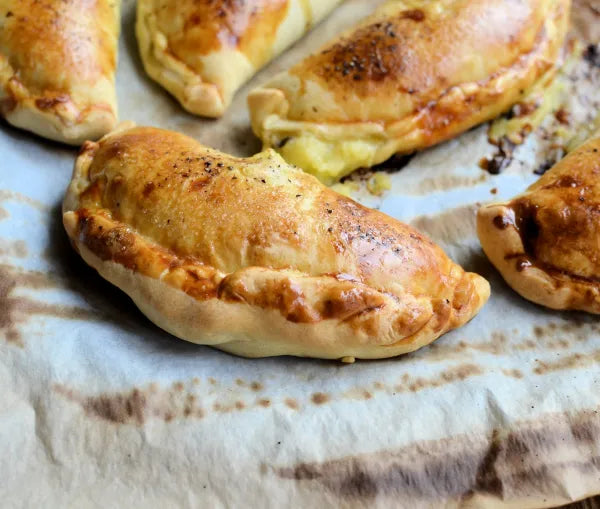 Authentic Cornish Pasties Cheese & Onion - 7 oz ea - includes 12