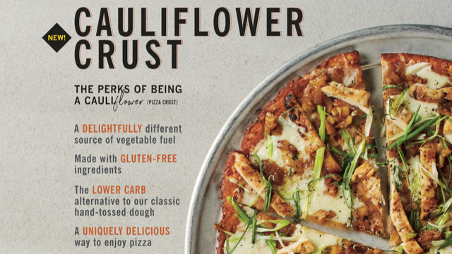 Cali'flour Foods Gluten Free, Low Carb Califlower Original Italian Pizza Crusts - 10 Total Crusts