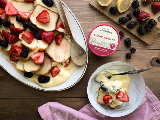 Cream Fresh, Creme Fraiche  - Vermont Creamery - 8 oz
