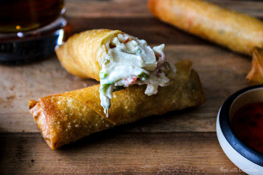Cheesy Crab Spring Rolls
