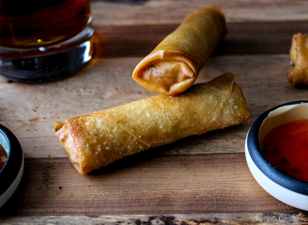 Cheesy Crab Spring Rolls