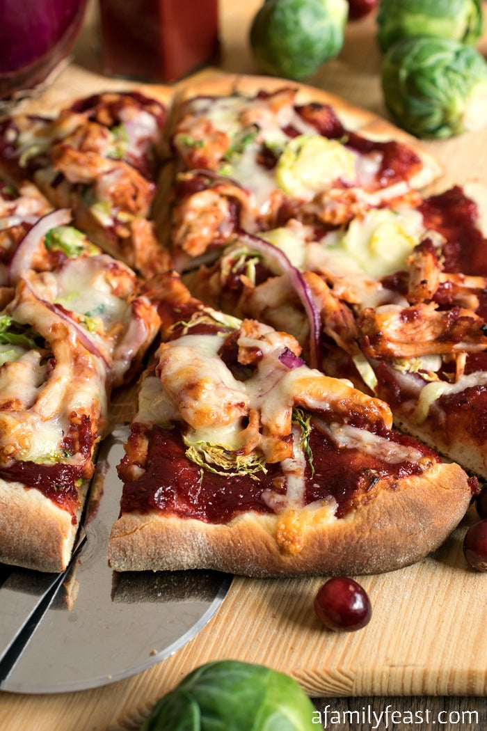 Cranberry Barbecue Turkey Pizza
