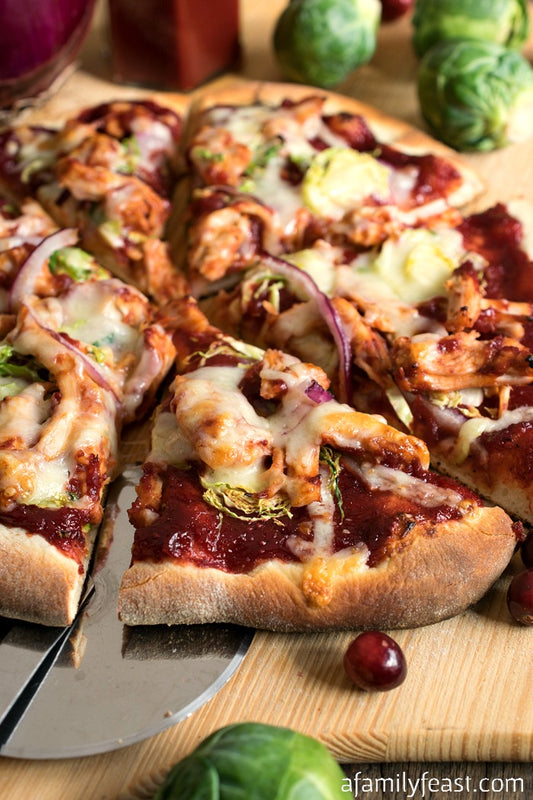 Cranberry Barbecue Turkey Pizza