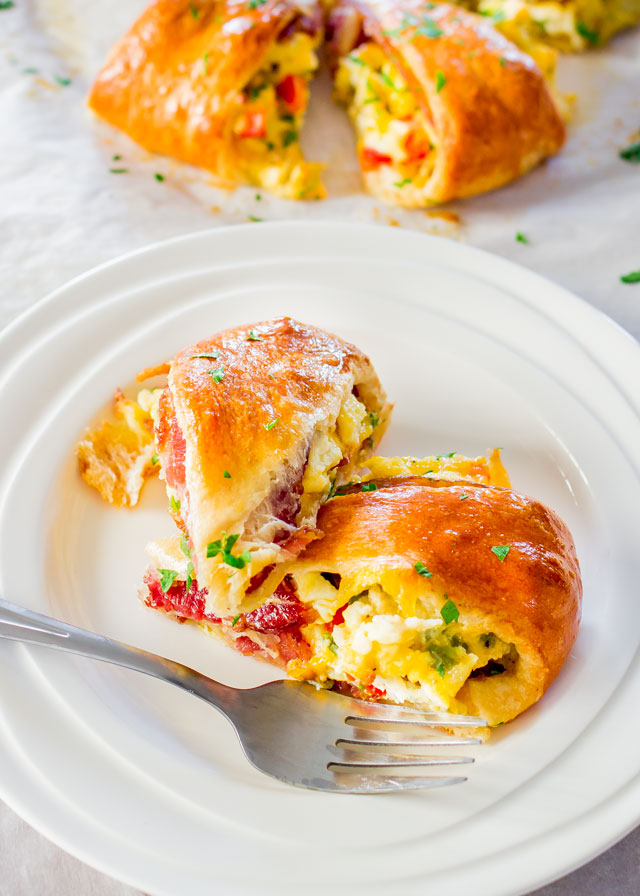 Crescent Bacon Breakfast Ring