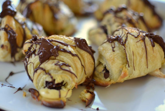 Mini Chocolate & Cheesecake Croissants