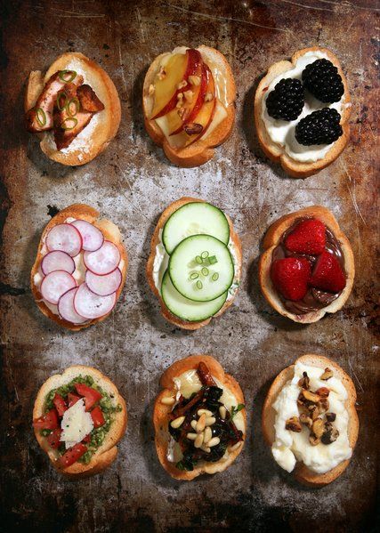 Two Bite Crostini Party Ideas w/ Recipes
