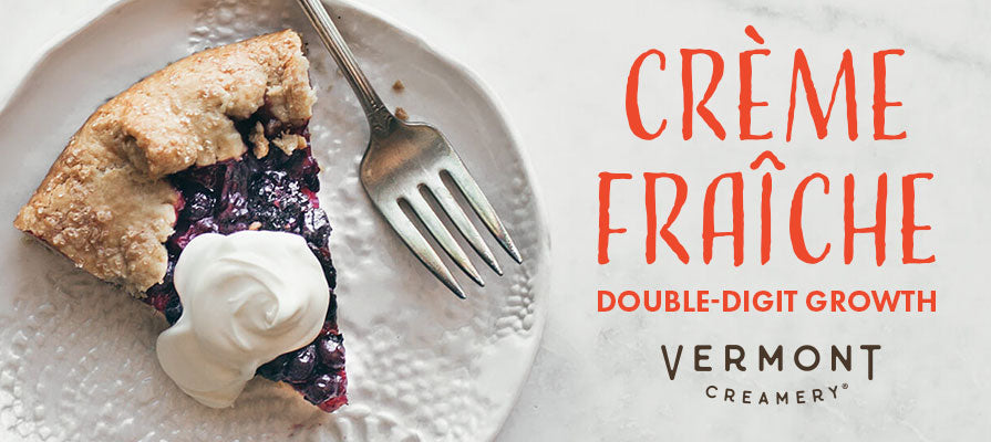 Cream Fresh, Creme Fraiche  - Vermont Creamery - 8 oz