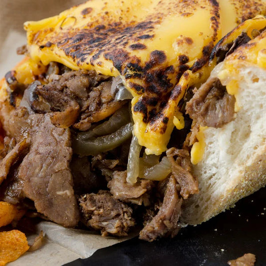 Steakwich Raw Chopped and Formed Wafer Steak 2 oz - 80/Case