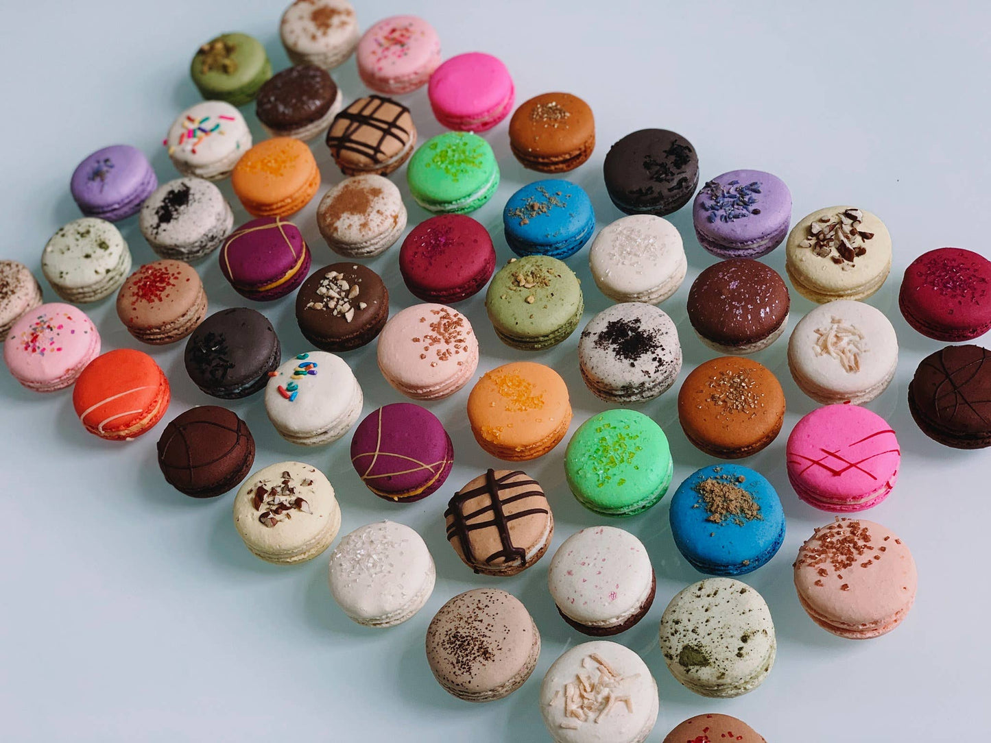 French Macaroons - 1 of every flavor - includes 300