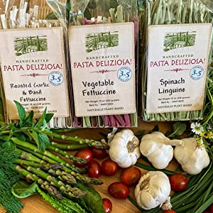 Pasta Deliziosa Handcrafted Pasta Variety Pack - includes 6