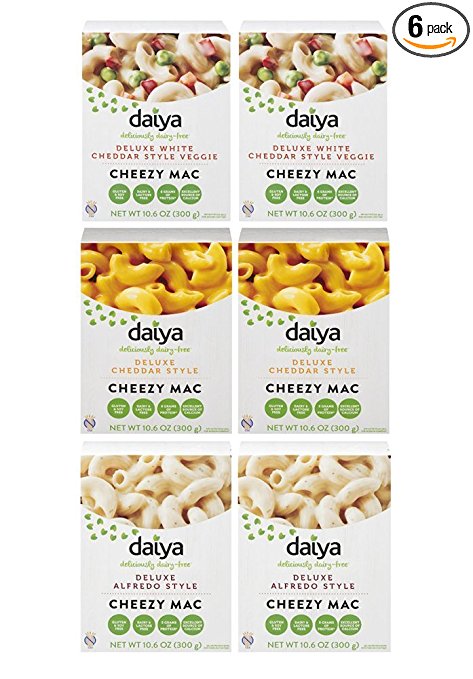 Daiya Cheezy Mac Pasta Variety Pack - All Flavors - 6 pack (GF, DF)