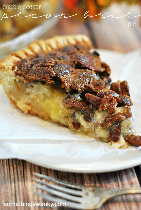 Double Decker Pecan Brie Pie