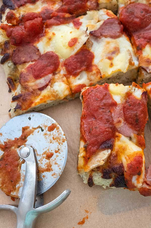Gluten Free Detroit Style Pizza Dough Mix - 25 lb each / 50 lb - Case of 2