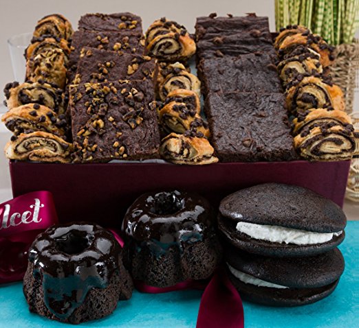 Gourmet Chocolate Lovers Brownie Ganache Bakery Collection