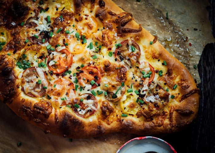 Deep Indian Kitchen Eggplant Naan Pizza, 7.8 oz - 12 per case