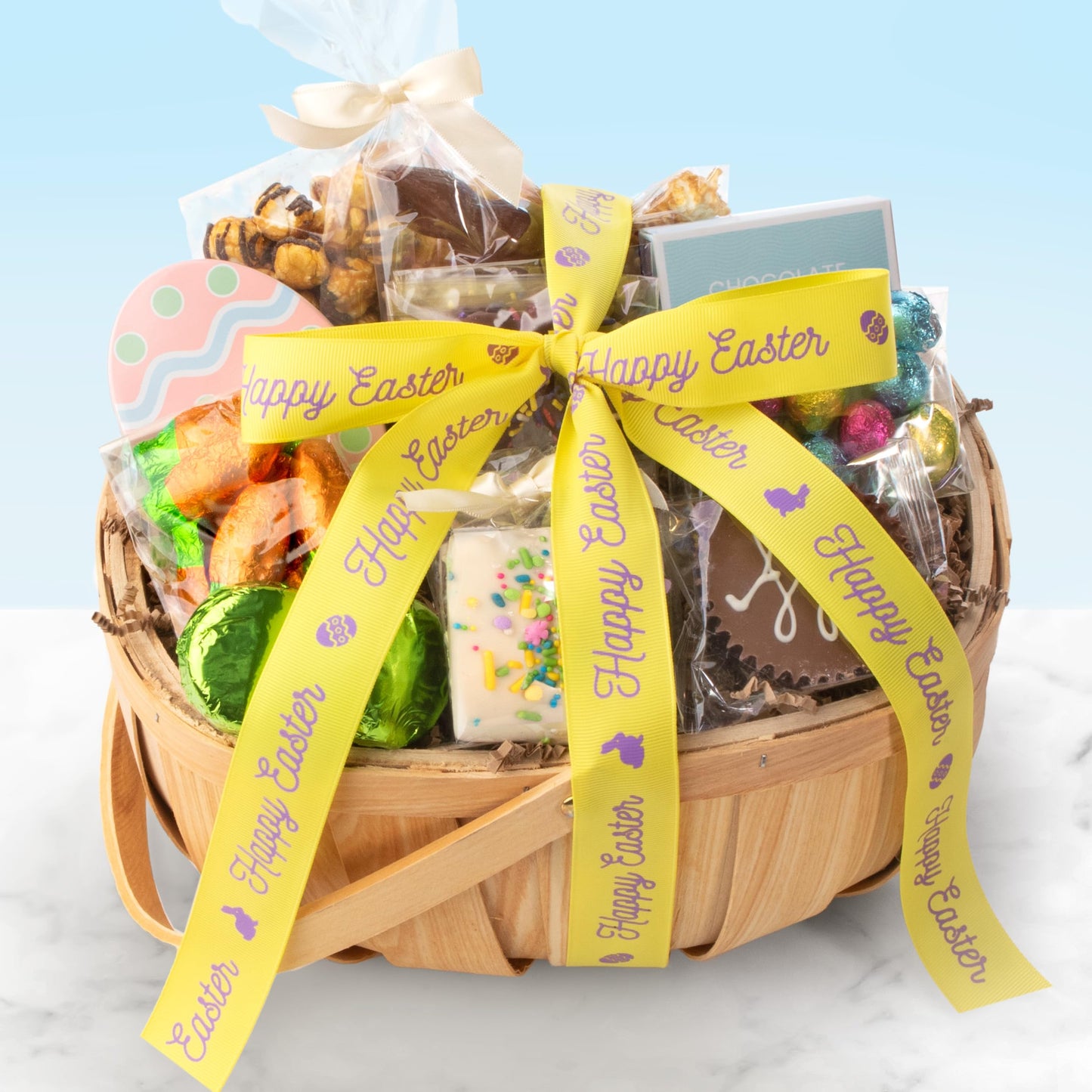 Gourmet Chocolate Easter Basket Festive Easter Chocolate Assortment
