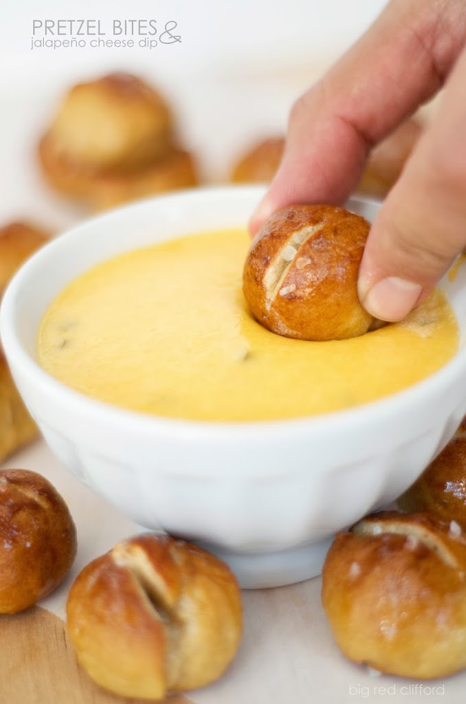 Pretzel Bites & Jalapeño Cheese Dip