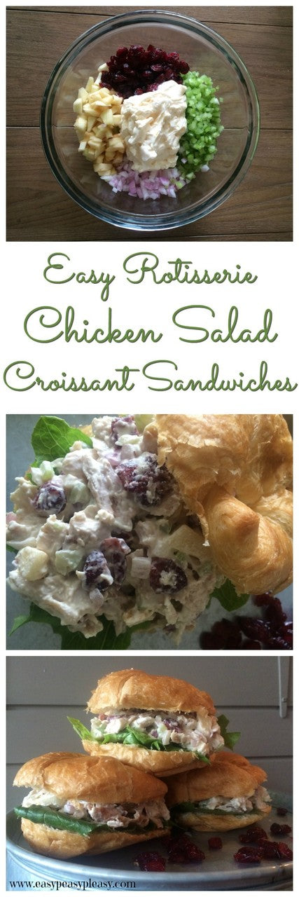 Rotisserie Chicken Salad Croissant Sandwiches