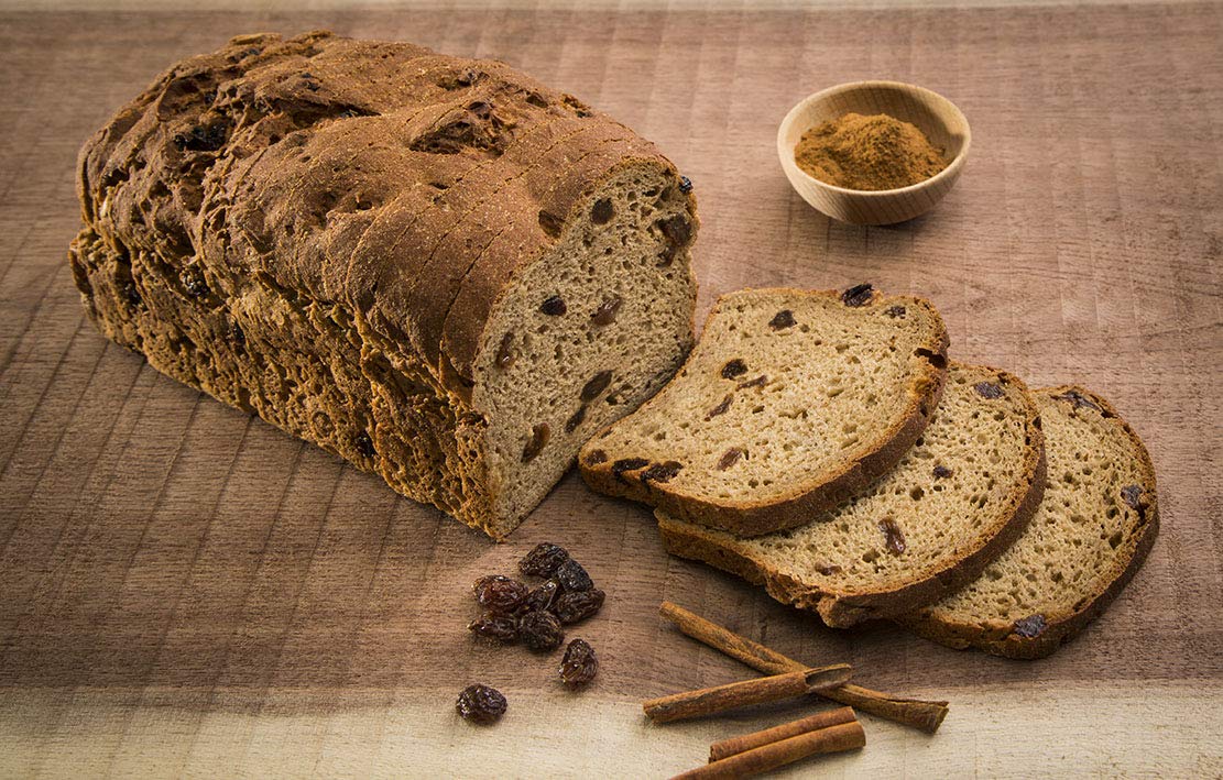 Gluten Free Cinnamon Raisin Bread - 4 Loaves - Eban’s Bakehouse