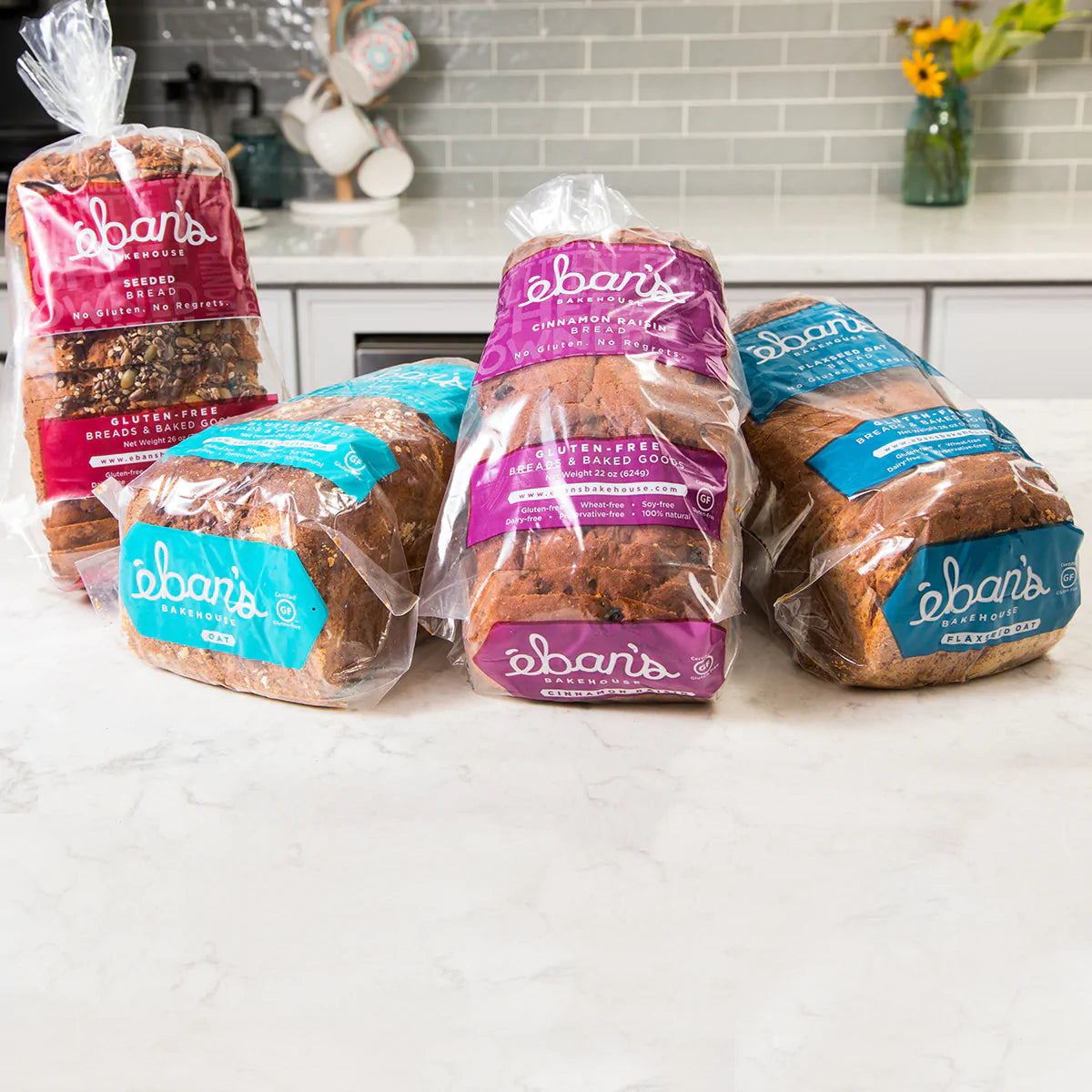 Gluten Free Seeded Bread - 4 Loaves - Eban’s Bakehouse